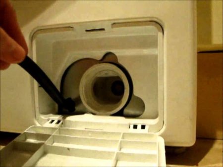 nettoyage du filtre de vidange