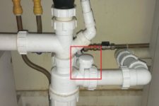 siphon de machine à laver